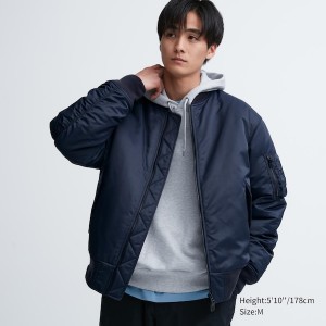 Uniqlo MA-1 Blouson Muške jackets Tamnoplave | ITMAOU-160