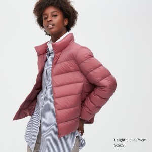 Uniqlo Ultra Light Down Ženske jackets Roze | 5478-NPOFC