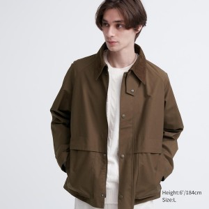 Uniqlo Utility Short Blouson Muške jackets Smeđe | XFMDAY-507